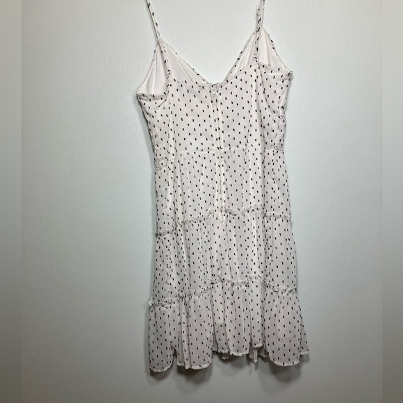 TRIXXI white with black dots medium dress - Picture 2 of 5